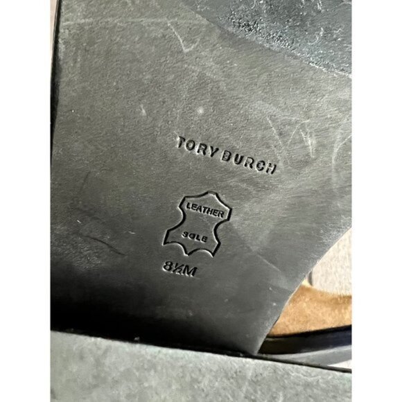 NWOB TORY BURCH Sierra Heeled Ankle Suede Square Toe size 8.5 - Picture 11 of 11